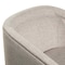 Flash Furniture Dean Club Style Commercial Barrel Accent Armchair Metal Base, Cream Fabric Upholstery BS-AC22-064-CRM-GG - alternate 7